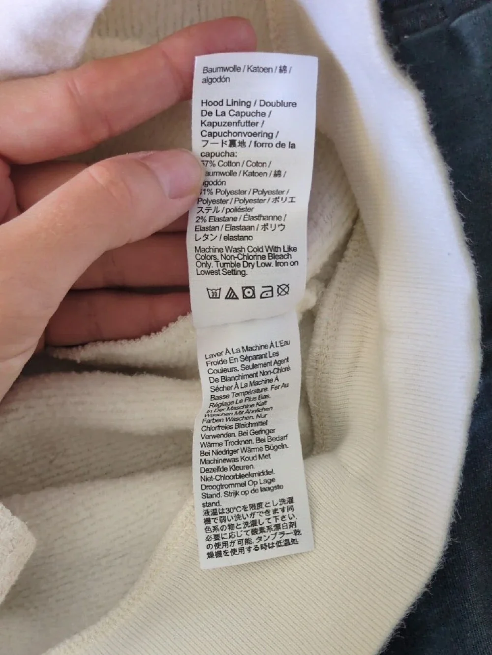 J. Crew Women's White Pullover Hoodie Sweater, Medium